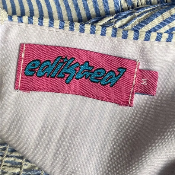 Edikted pinstripe bubble hem dress - Picture 6 of 8